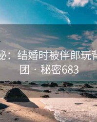 深度揭秘:结婚时被伴郎玩背后的谜团 · 秘密683