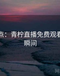 趣味盘点：青柠直播免费观看的十大瞬间