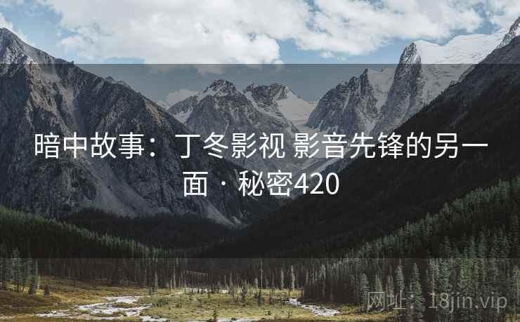 暗中故事：丁冬影视 影音先锋的另一面 · 秘密420
