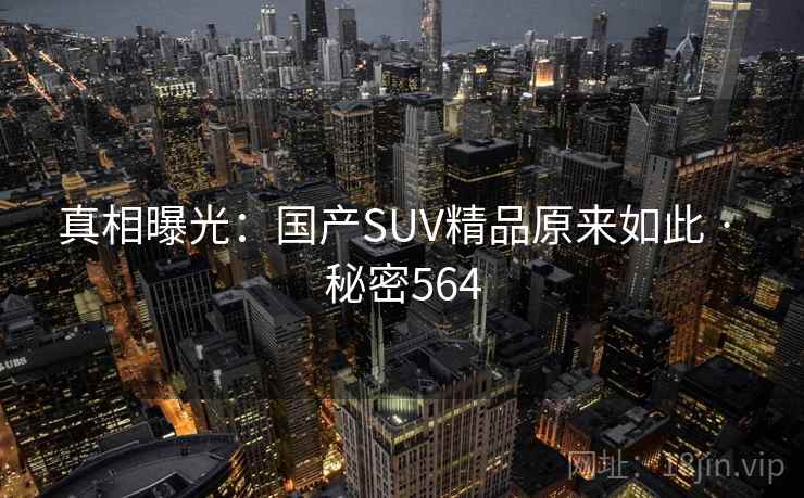 真相曝光:国产SUV精品原来如此 · 秘密564 真相曝光:国产SUV精品原来如此 · 秘密564